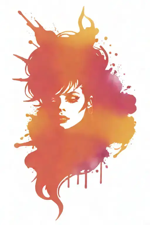 punk rock n roll tattoo design idea