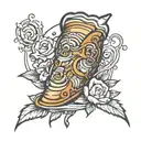 toast  tattoo design idea
