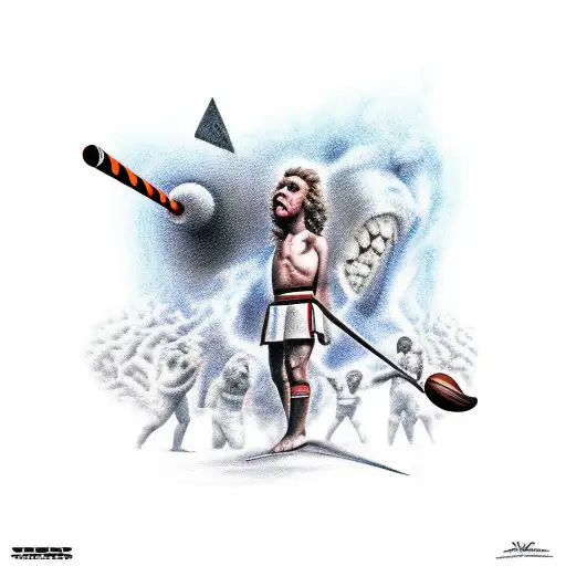 David Vs goliath tattoo design idea