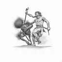 David Vs goliath tattoo design idea