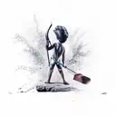 David Vs goliath tattoo design idea