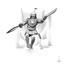 David Vs goliath tattoo design idea