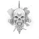 David Vs goliath tattoo design idea