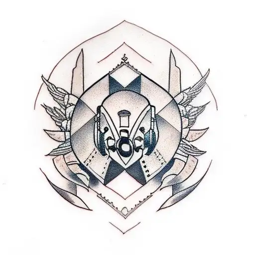 destiny video game tattoo design idea