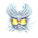  bands like nirvana tattoo design idea