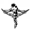icarus fell tattoo design idea