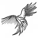 icarus fell tattoo design idea