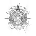 icarus falling tattoo design idea