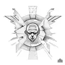 icarus falling tattoo design idea