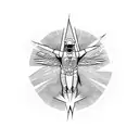 icarus falling tattoo design idea