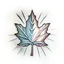 Maple Leaf tattoo design idea