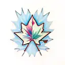 Maple Leaf tattoo design idea