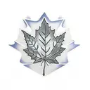 Maple Leaf tattoo design idea