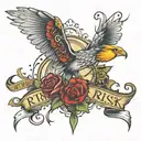 take the risk or lose the chance tattoo design idea