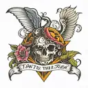 take the risk or lose the chance tattoo design idea