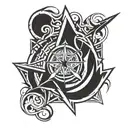 Delta Force logo tattoo design idea