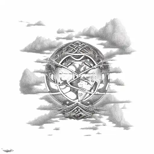 yggdrasill, world tree, myth, Scandinavian, mitgard, niffelheim, Asgard tattoo design idea