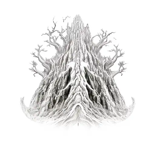 yggdrasill, world tree, myth, Scandinavian, mitgard, niffelheim, Asgard tattoo design idea