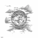 yggdrasill, world tree, myth, Scandinavian, mitgard, niffelheim, Asgard tattoo design idea