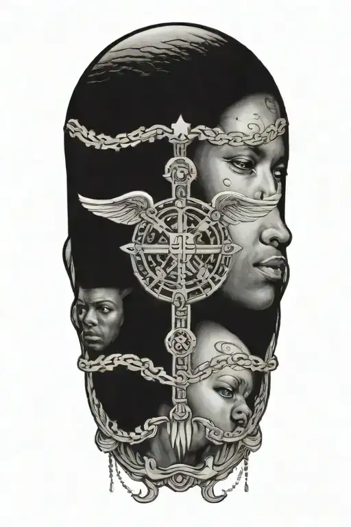 gemini zodiac sign, sobriety date 11/23, Africa tattoo design idea