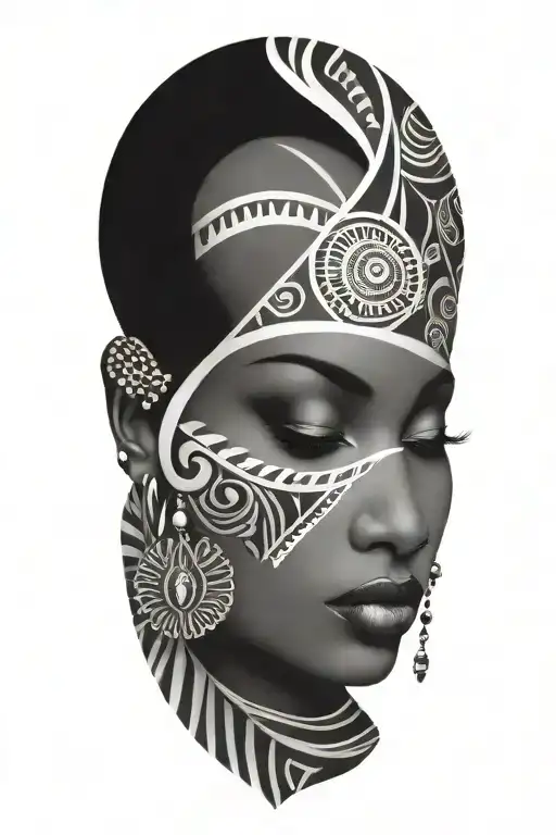 African tribal inspired tattoo inspired design tattoo design idea