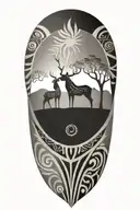 African tribal inspired tattoo inspired tattoo design idea