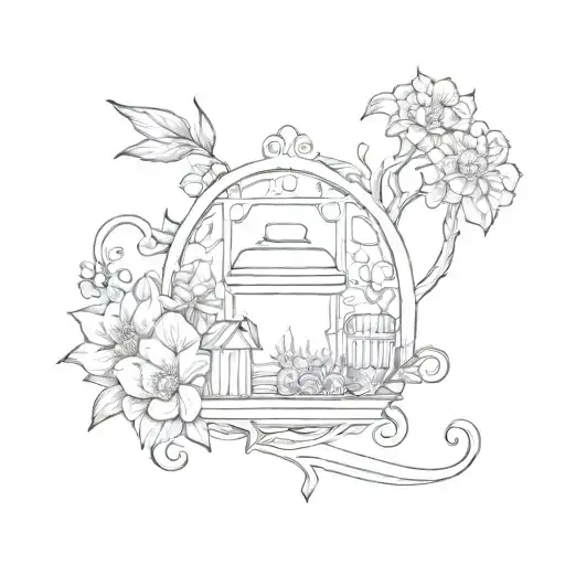 country theme with the saying "It all goes in a Life Time" The design is for my Pap that past away tattoo design idea