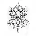 dragonball tattoo design idea