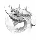 Sword tattoo design idea