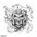 Console gamer tattoo design idea