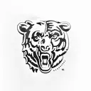 Chicago Bears tattoo design idea