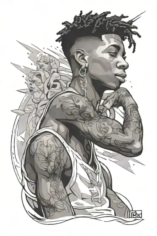 nba youngboy tattoo design idea