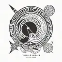 inspirational quotes tattoo design idea