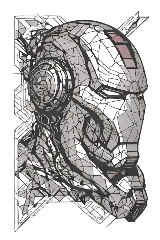 ironman tattoo design idea
