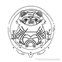 tanuki tattoo design idea