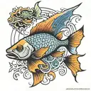 badfish tattoo design idea
