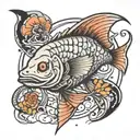 badfish tattoo design idea