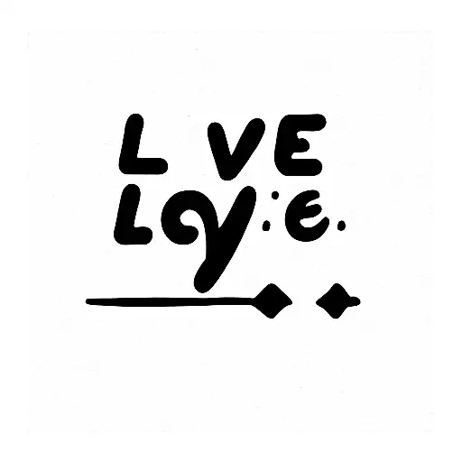 love, swear, endless, couple, love forever, forever together, one love only, simple, black and white line tattoo design idea