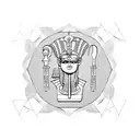 egyptian hieroglyphs tattoo design idea