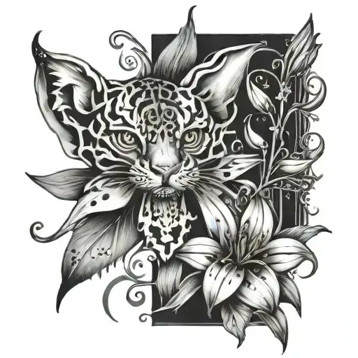 tiger lily harry potter tattoo design idea