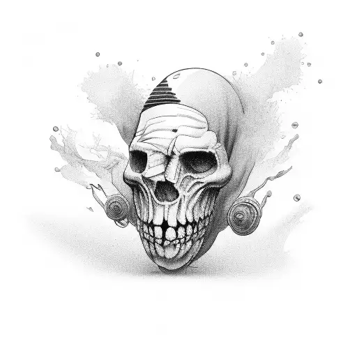 alone man with lot of love and consistency  tattoo design idea