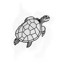 Turtle tattoo design idea
