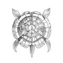 Turtle tattoo design idea