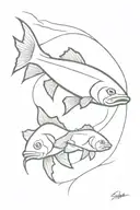 snook tattoo design idea