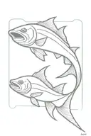 Florida snook tattoo design idea