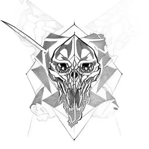 Dishonored bone charm tattoo design idea