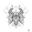 Scale astrology Libra tattoo design idea