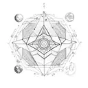 Scale astrology Libra tattoo design idea