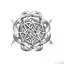 Celtic Knot tattoo design idea