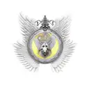 Guardian angel  tattoo design idea